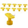 New Practical Repairing Car Body Glue Tabs Dent Removal Tools Yellow Dent Repair Kits Pulling Tabs Car Dent Repair