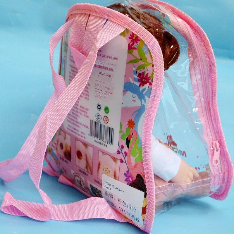 

Little Black Doll African Simulated Doll Kids Toy Football Baby Gift Bottle Single buy bag + comb