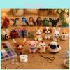 Petit Kit de Loisirs Créatifs Animal 3D Perlé Avec Matériaux Plastiques Pour Décoration Animale DIY et Créativité des Enfants