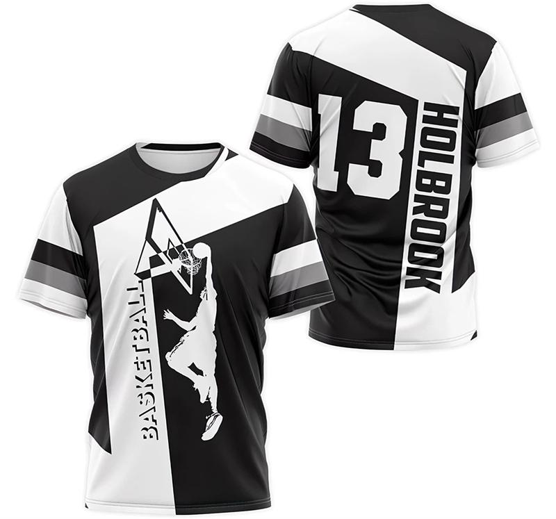 Paint Splatter Basketball T-Shirt Men Women 3D Print Graphic Tee  Summer Outdoor Sports Quick-Drying Casual Fashion Streetwear