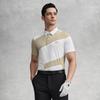 FILA Golf Series Fashion Simple Classic Sports Casual Versatile Comfortable Color Block Knitted Short Sleeve Polo Shirt Men tops A11M615107FBG
