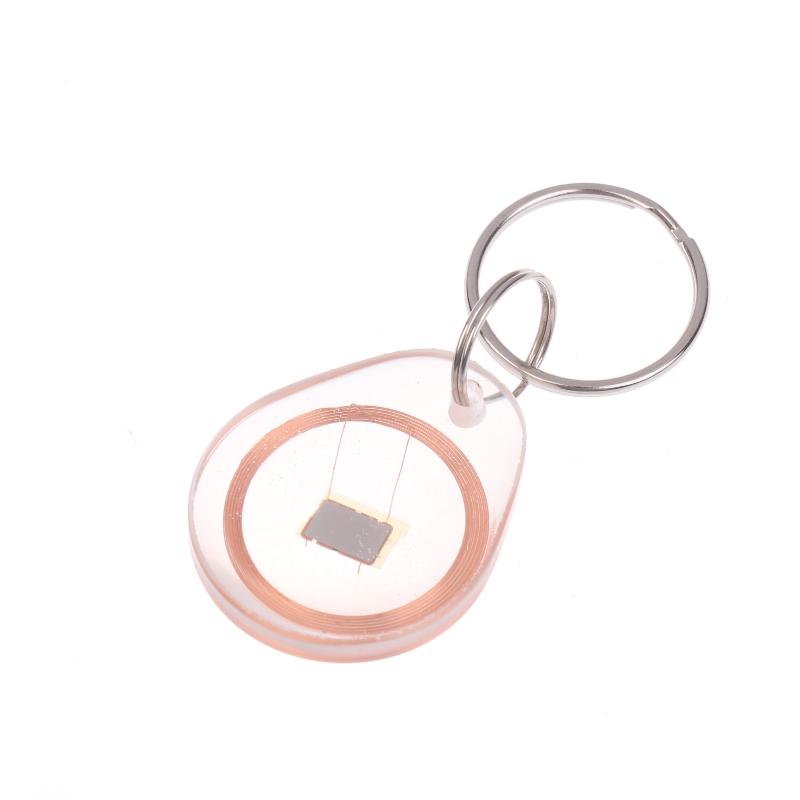 Cuid Keychain Token Rewritable Smart Keys Nfc Tag Copy Fobs 13.56Mhz Access Control Writable Card Cuid Changeable Wet Inlay