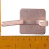 4 PCS Rose Gold Adhesive Towel Hooks Space Aluminum Robe Hook Wall Hooks  Bathroom Kitchen