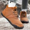 Plüsch Warme Wanderschuhe Unisex Winter Outdoor Sneaker Rutschfest Klettern Trekking Sportschuhe Baumwollschuhe Stiefeletten Abriebfest
