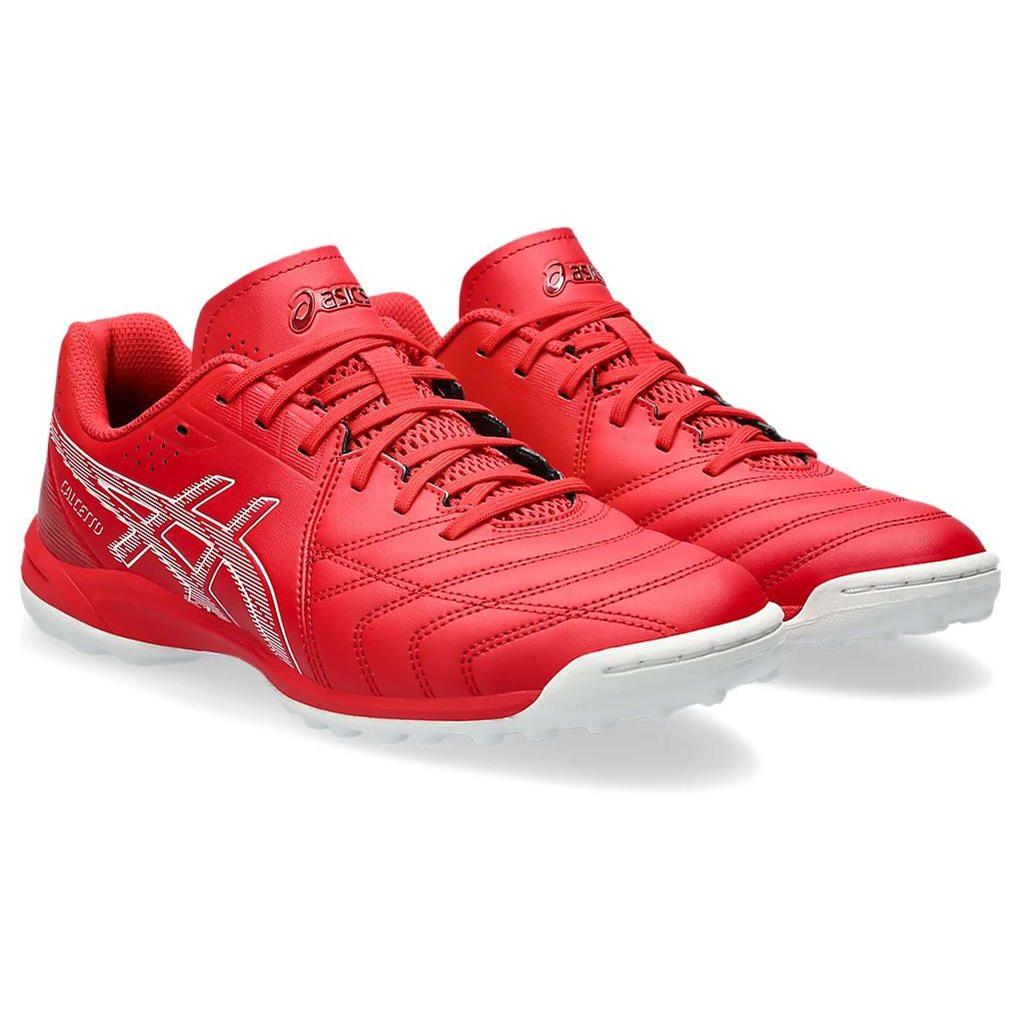 Asics Calcetto Artificial Turf TF (Rubber Studs) Soccer Shoes Men Soccer Shoes Red 1113A038-600