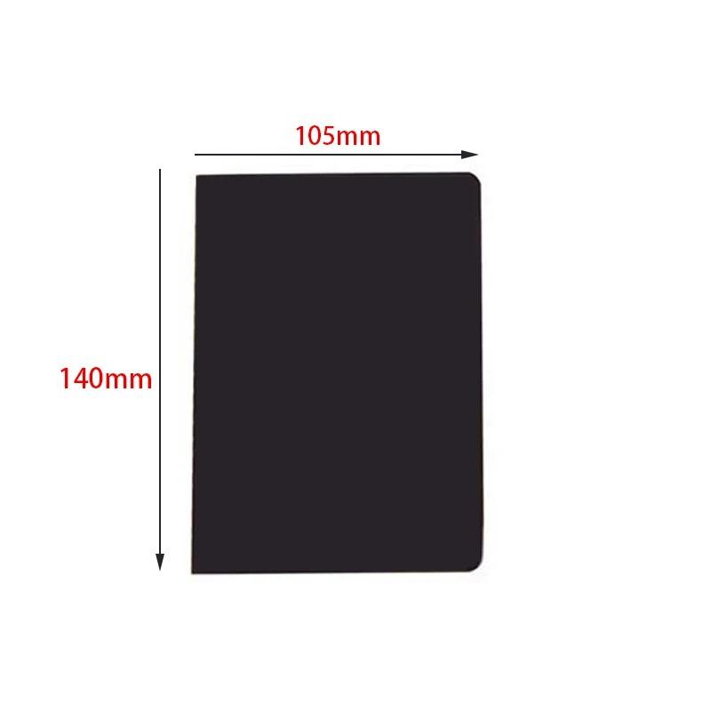1pc Of Black Paper Pure Black Blank Inner Pages Black Cardboard Painting DIY Creative Graffiti Notebook School Office Supplices
