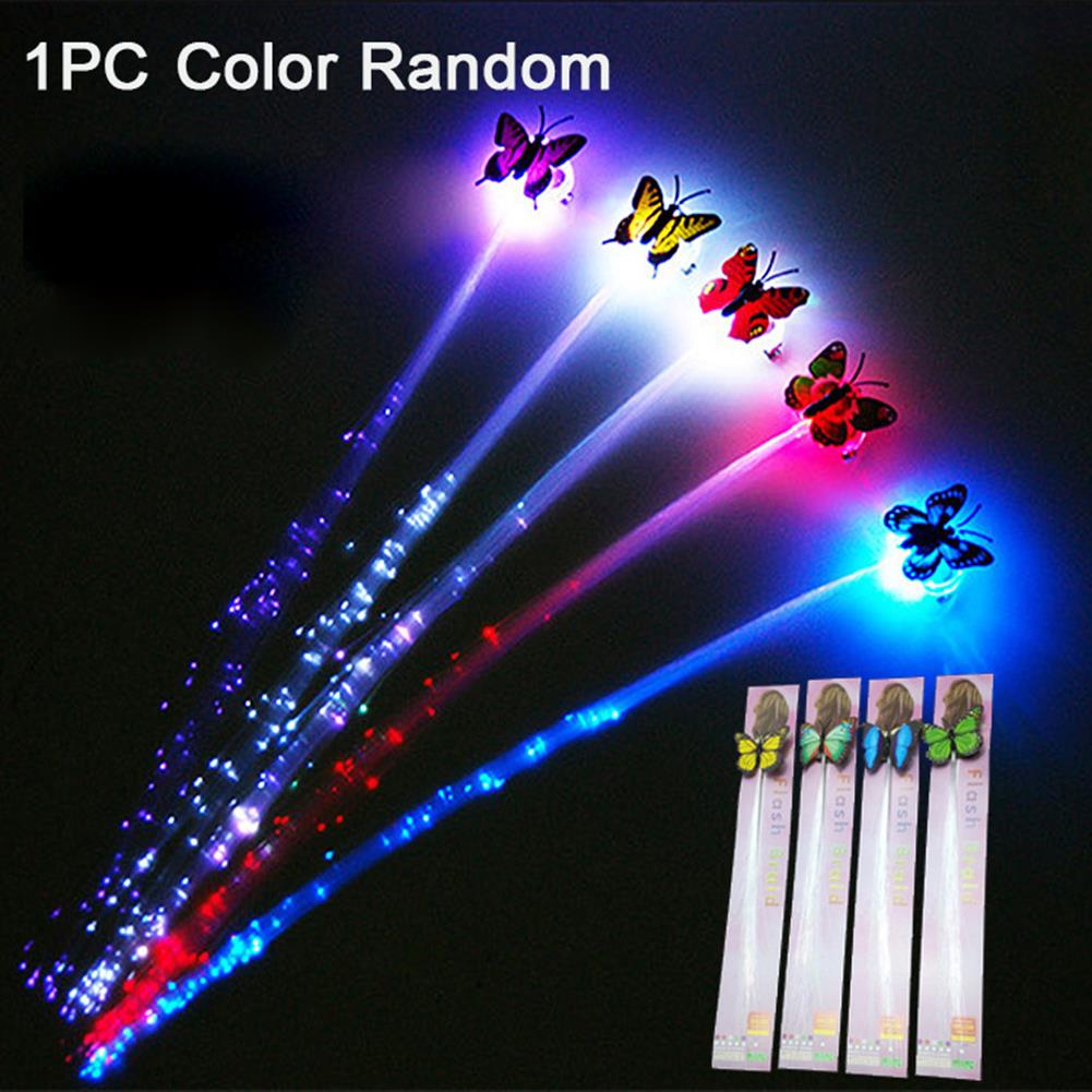 1PC LED Glowing Hair Clips For Women Fashion Luminous Hair Braid Girl's Hairpin Hair Decor Headwear Barrettes Hair Accessories