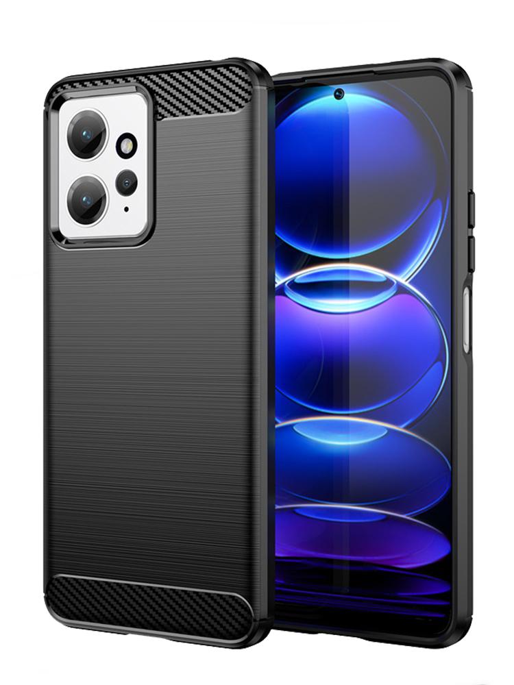 For Xiaomi Redmi Note 12 4G Case Redmi Note 12 Cover 6.67 Inch Carbon Fiber Shockproof Silicone Bumper For Redmi Note 12 Fundas