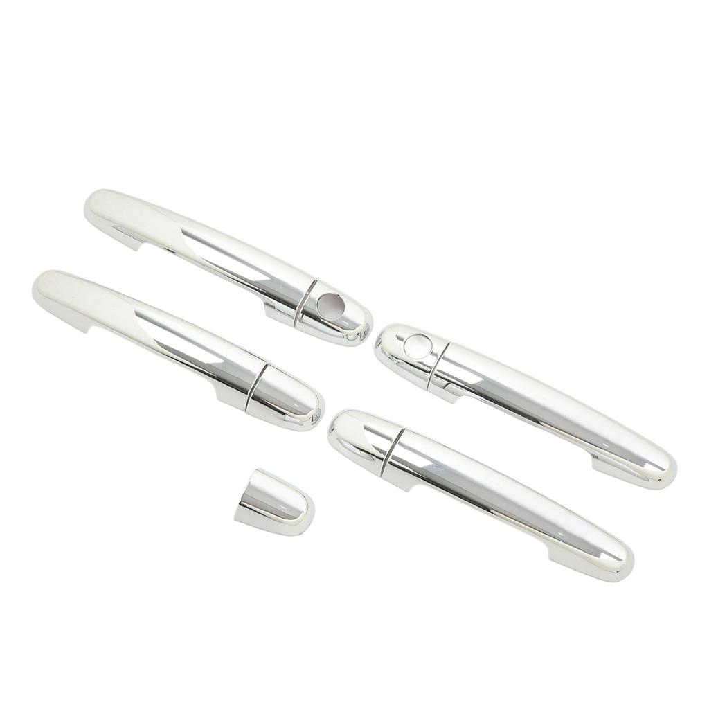 8 Pcs Car Exterior Door Handle Cover ABS Chrome Door Protector with Keyhole for Camry 02‑06