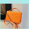 Chic Versatile Small Square Bag Stylish Handheld Shoulder Crossbody Pu Purse For Women