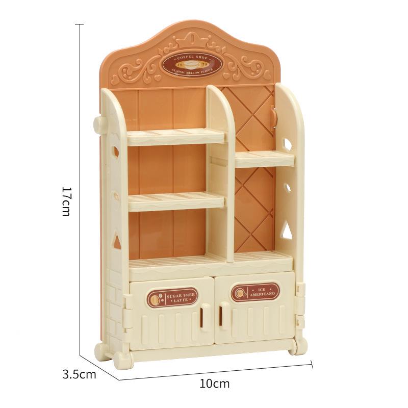 Mini Supermarket Shelf Toy with Accessories