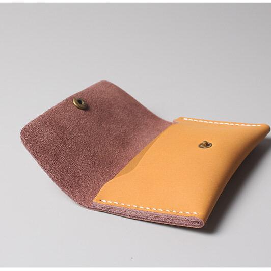 Japanese Minimalist Style Ins Card Bag Soft Cowhide Handmade Retro Simple Mens and Women Thin Soft Small Credit Card Holder