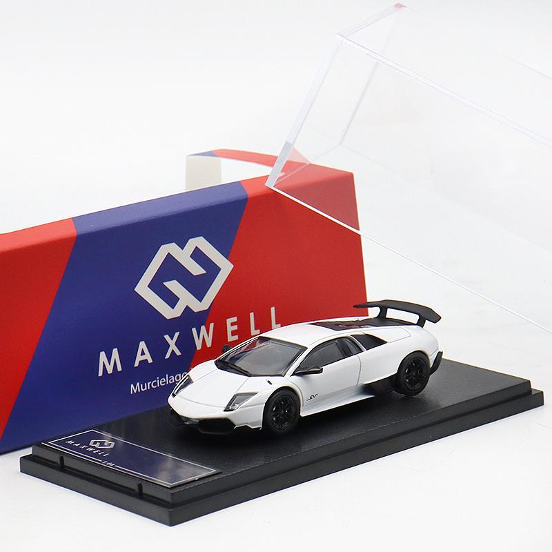 ABBU1 MaxWell HRM 1:64 Bat LP670-4SV simulated opening lid alloy car model