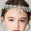 Party Pearl Sweet Flower Lovely Dress Accessories Forehead Headchain Children's Headdress Hairpin