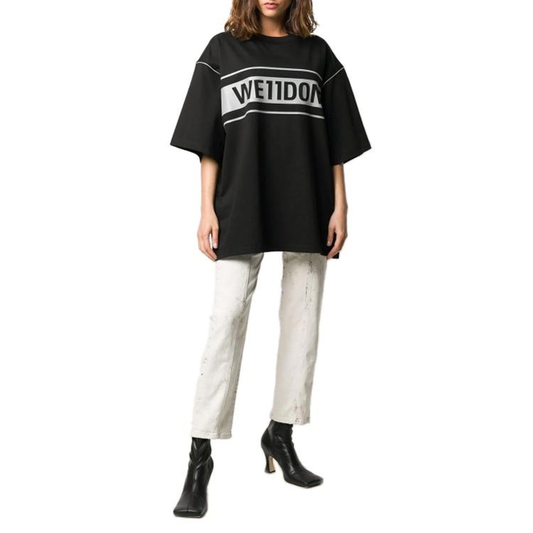 WE11DONE LogoT Unisex WD-TP5-19-940-BK