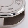 HERMES serie looping Bracelet Black / orange/Silver leather 15.1g Women Used