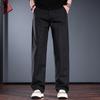 JieLeino Men's Pure Cotton Loose-Fit Straight-Leg Workwear Pants