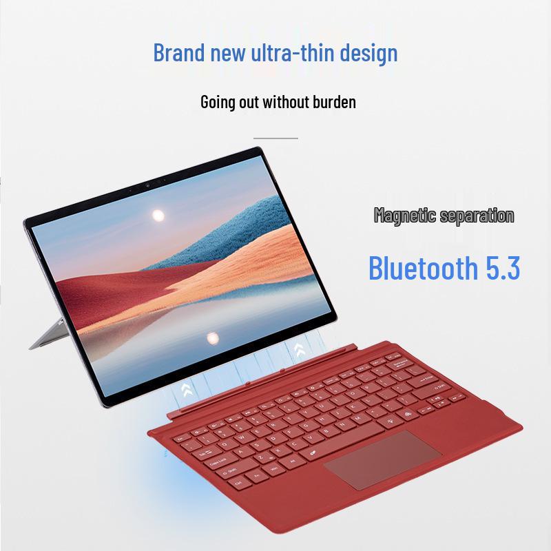 Magnetic Backlit Keyboard Cover for Microsoft Surface Pro 3-11 Tablets