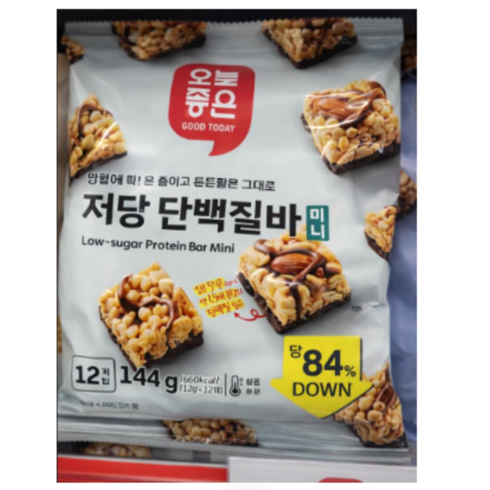 Today's Good Low Sugar Protein Bar Mini 144g 5 pcs Ingredients: may be subject to change at the manufacturer’s discretion. | 144g 5 pcs