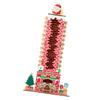 Child Friendly Christmas Countdown Calendar Wooden Santa Chimney Decoration