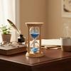 Productivity Tool Wooden Frame Sand Timer 3 Minute Vintage Style Sand Hourglass 5 Minute Sandglass Office Decor