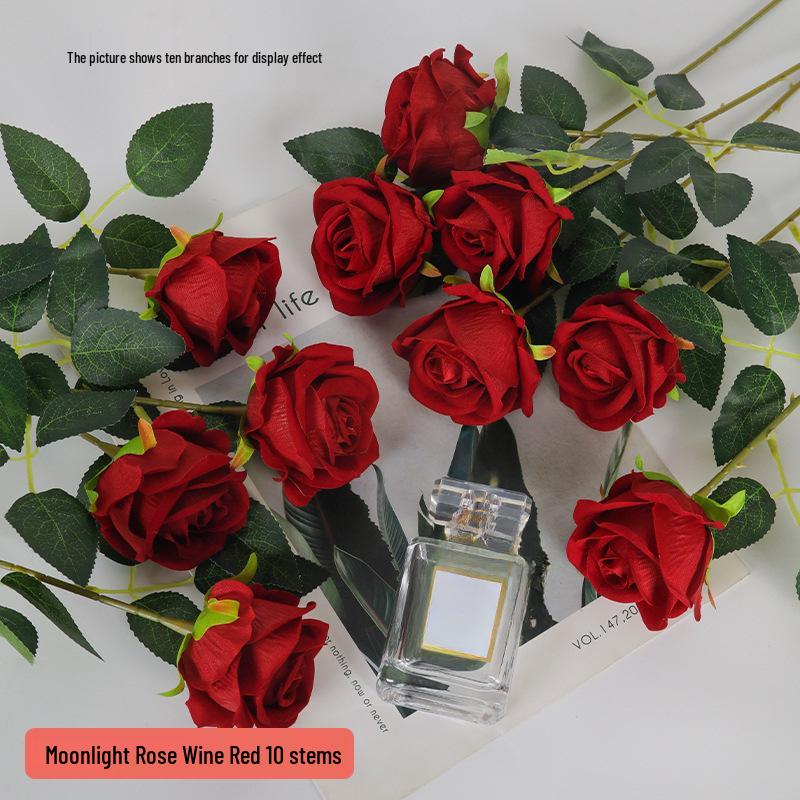 Artificial Rose Valentine Bouquet: Home Decoration for Living Room & Dining Table