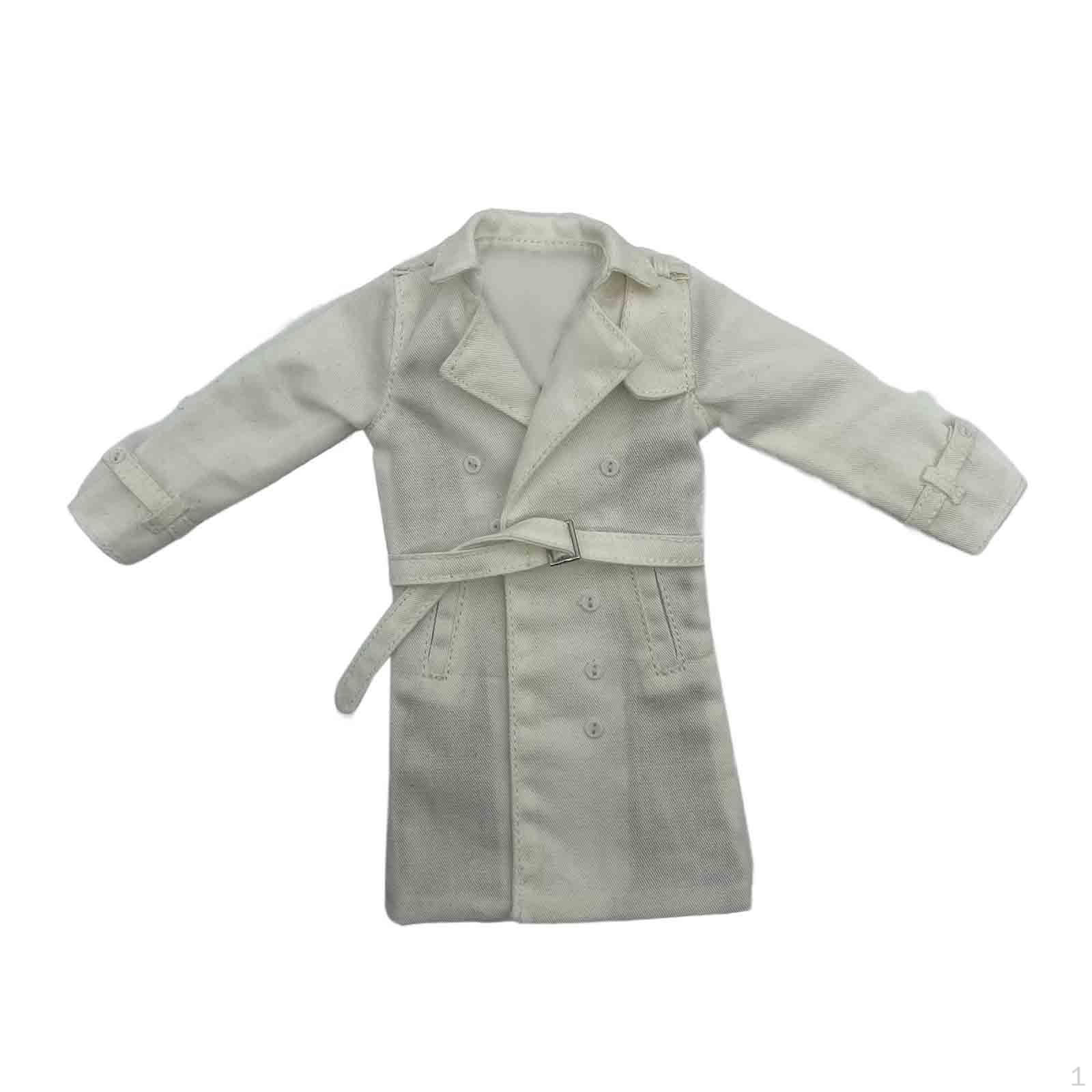 

1/6 Тренч, ручная работа, одежда для кукол, миниатюрная одежда для модели 12 , аксессуары для одежды для фигурок