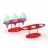 3 Holes Reusable Detachable Transparent Acrylic Ice Cream Cone Holder Party Diy
