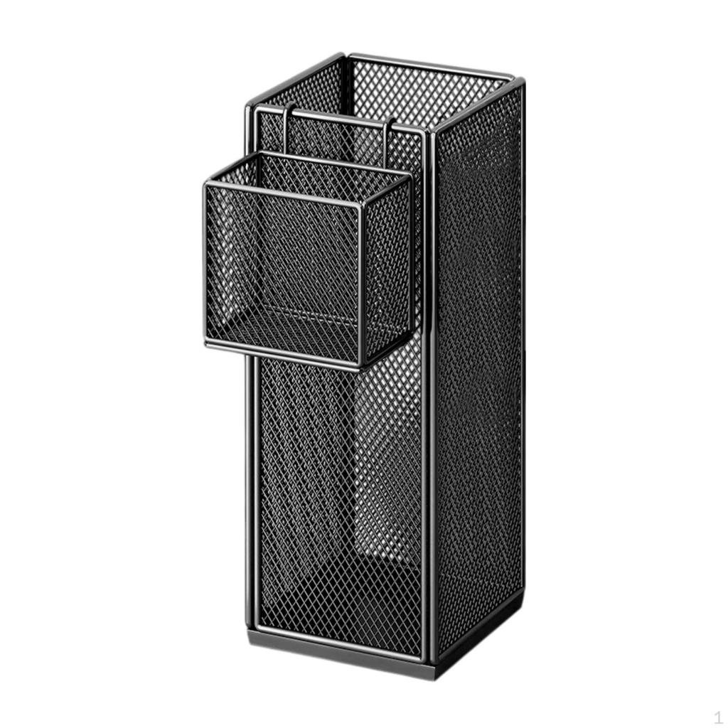 Convenient Iron Umbrella Holder with Ample Storage for Home