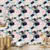 Roses wallpaper in muted colors for the living room and bedroom 50x1000