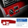 Carbon Fiber Headlight Switch Button Sticker for BMW E46 3 Series 1998-2006 Interior Decor