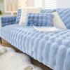 Thicken Rabbit Plush Sofa Cover Universal Non-slip Sofa Mat Winter Warm Soft Sofa Towel Couch Cushion for Living Room Home Decor