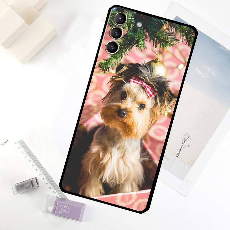 Mini Yorkshire Terrier Phone Case For Samsung Galaxy S20 FE S21 S22 S23 S24 S25 S26 Ultra S10 S25 Plus S25 FE Cover