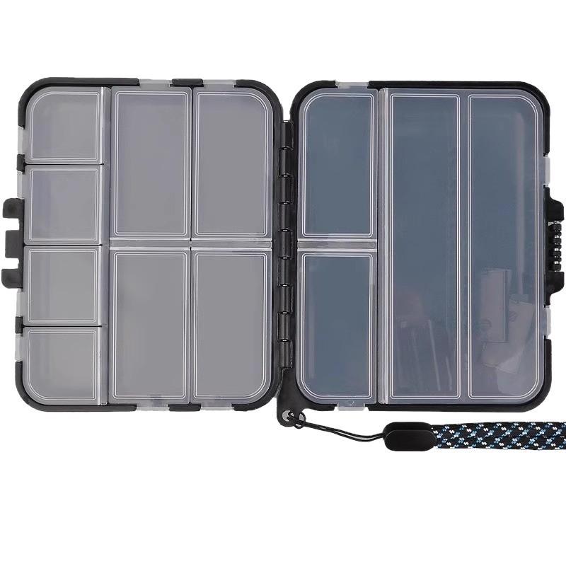 1PC Small Accessory Box, Micro Object Fish Hook Pin Storage Box, Portable Fake Bait, Glitter Fishing Gear