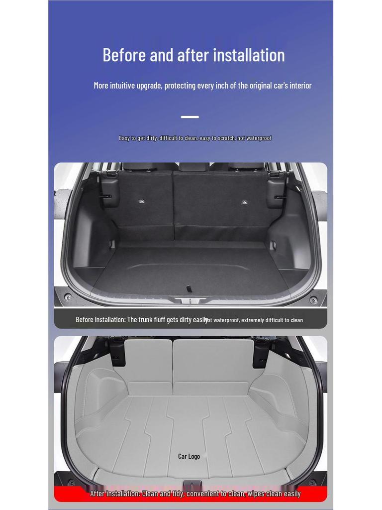 Trunk Mat Bumper for 2025 Toyota RAV4 (23-24 Style)