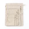 Cotton Drawstring Bag with Printed Logo for Rice Storage