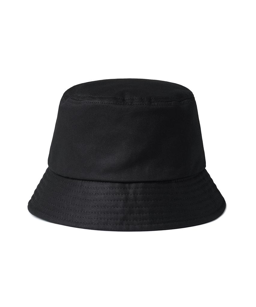 MUSINSA STANDARD Oversized Cotton Bucket Hat [Black]