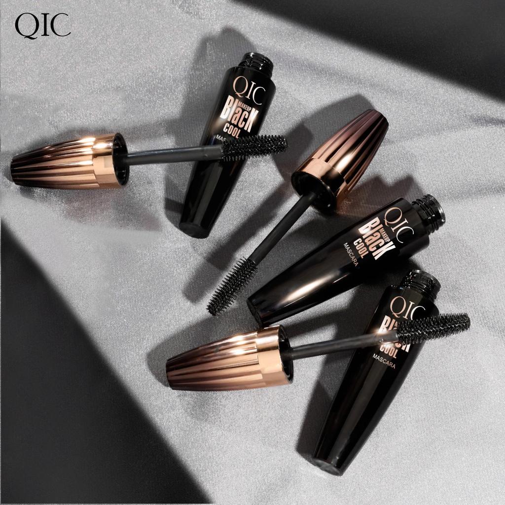 Makeup QIC Mascara 7D Großer Bürstenkopf Wasserfest Schlank Lockig Wischfest Verschlüsselte Mascara