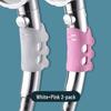 No-Drill Suction Cup Shower Head Holder with Movable Silicone Base