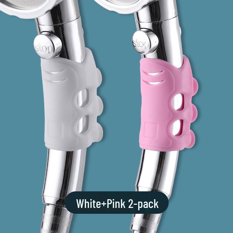No-Drill Suction Cup Shower Head Holder with Movable Silicone Base