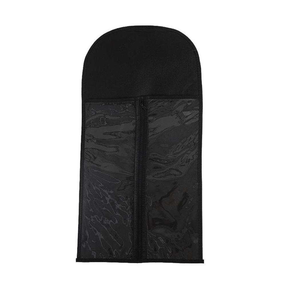 30X60cm Wig Bag with Hanger Non-woven Hair Extensions Storage Bag Transparent Clothes Dust Cover