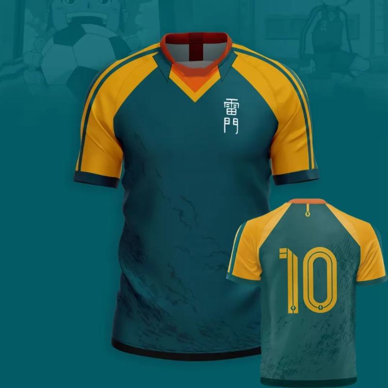 Japan Soccer Anime Jersey Inazuma Eleven Kaio 3D Print T-shirt Men Women Fashion Short Sleeve Tops Tees Mark Evens Tshirt Sports