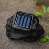 1PC Solar Outdoor Lights 4 Small LED Beads Garden Waterproof Faux Stone Spotlights for Patio Lawn Landscape Decoration Lamp