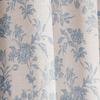 Blue Shower Curtain Floral Cotton  Shower Curtain for Bathroom Rural and Pastoral Style Small Fresh Flowers Plastic Curtain