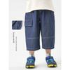 Right European Style Boys' Mountain-Style Denim Pants, 2025 Summer New Cropped Pants, Summer Children's Clothing, New Summer Pants