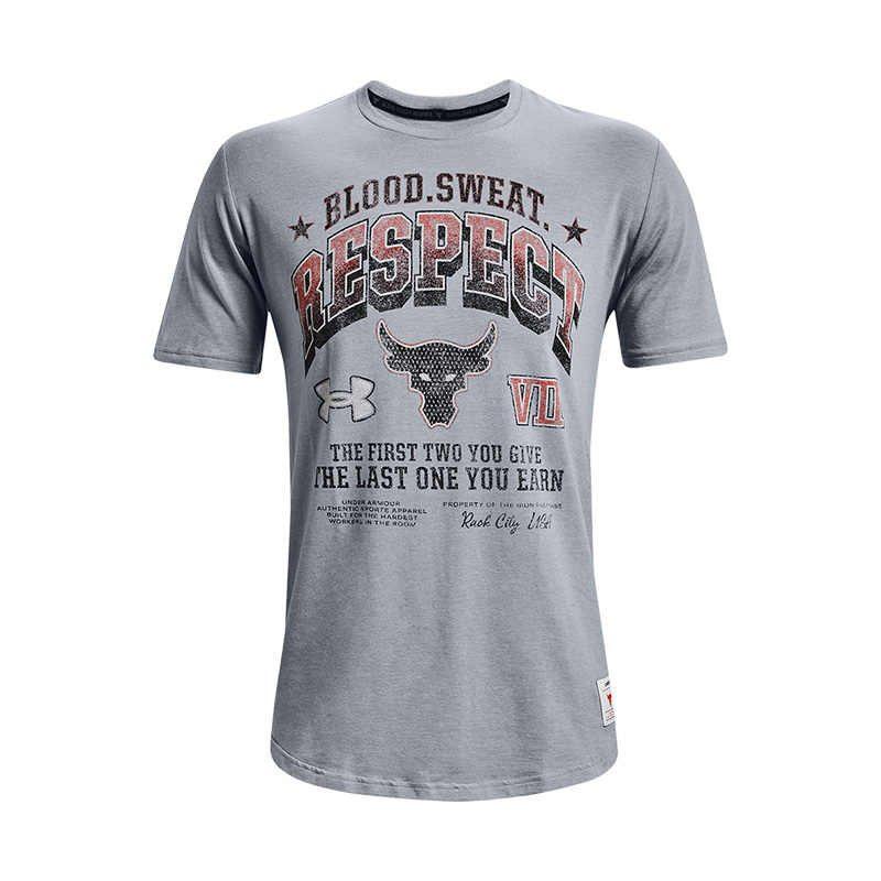 Under Armour Set in Sleeve T Shirt Men's Gray 1367121-035