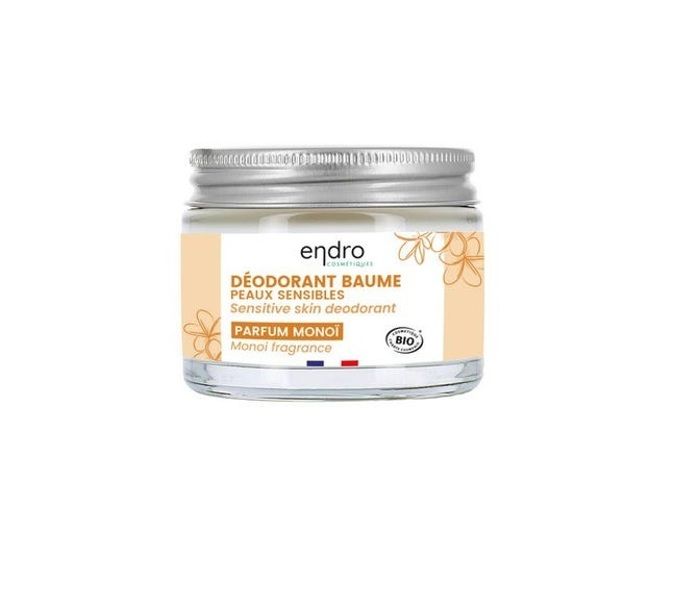 Deodorant - Endro - Monoï Balm - 50 G - Sensitive Skin - Bicarbonate-Free
