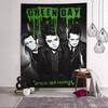 Rock Band GGreen Day Bedruckter Großer Wandteppich Kunst Science-Fiction-Zimmer Heimdekoration Dekor Decke