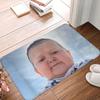Hasbulla Hasbullah Smile Front Door Mat Anti-Slip Outdoor Quick Dry Doormat Kitchen Bedroom Entrance Rug Carpet