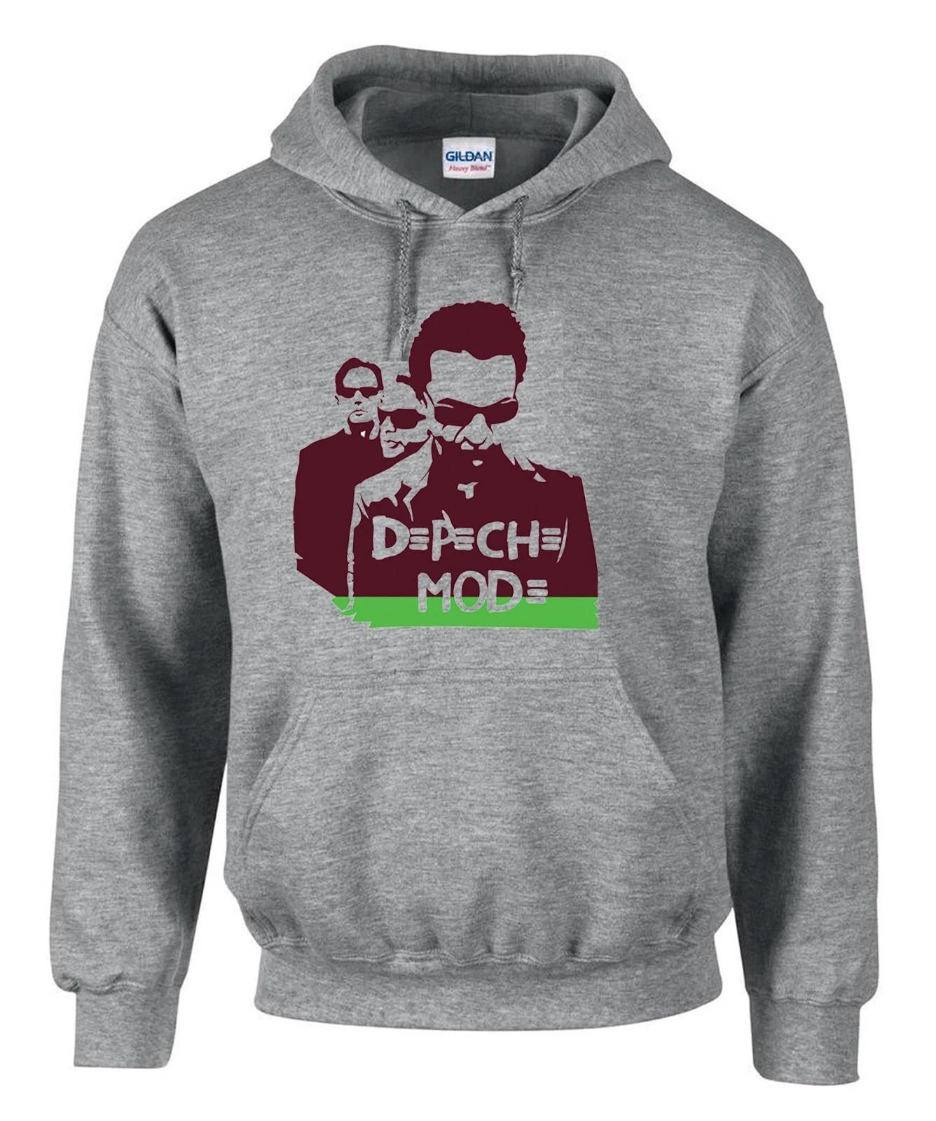 Depeche Mode Rockband Rock Music Graue Hoodies Kapuzenpullover -3508 -Grau L